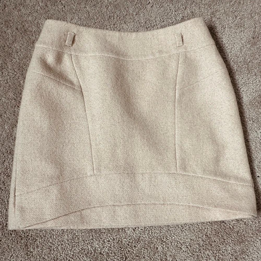 Korean Elegant Cream-Pink  Mini Skirt